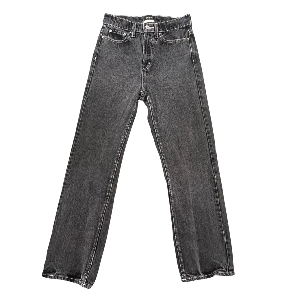 BDG Urban Outfitters Black Contrast Stitch Cowboy Jean Women Size 26